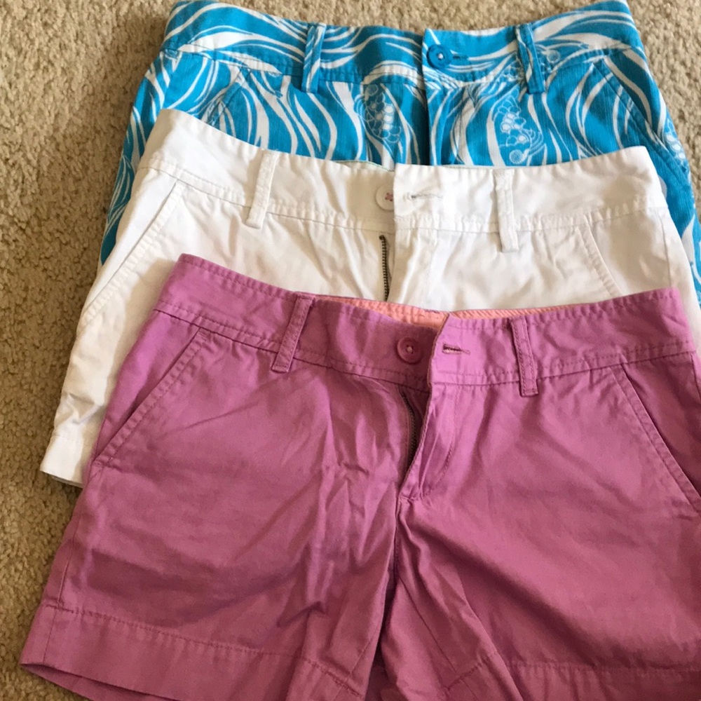 3 pairs of Lilly Callahan shorts!